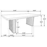 Catherine Black Rectangular Dining Room Set