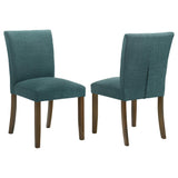 Cantley Upholstered Dining Side Chair Blue (Set of 2) 106377