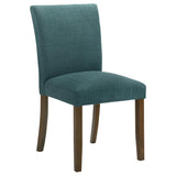 Cantley Upholstered Dining Side Chair Blue (Set of 2) 106377