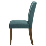 Cantley Upholstered Dining Side Chair Blue (Set of 2) 106377