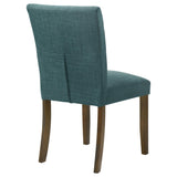 Cantley Upholstered Dining Side Chair Blue (Set of 2) 106377