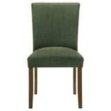 Cantley Upholstered Dining Side Chair Green (Set of 2) 106378