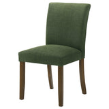 Cantley Upholstered Dining Side Chair Green (Set of 2) 106378