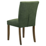 Cantley Upholstered Dining Side Chair Green (Set of 2) 106378