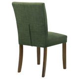 Cantley Upholstered Dining Side Chair Green (Set of 2) 106378