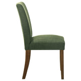 Cantley Upholstered Dining Side Chair Green (Set of 2) 106378