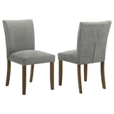 Cantley Upholstered Dining Side Chair Gray (Set of 2) 106379