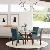 Cantley Upholstered Dining Side Chair Gray (Set of 2) 106379