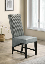 Barrand Upholstered Dining Side Chair Gray (Set of 2)