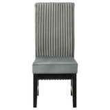Barrand Upholstered Dining Side Chair Gray (Set of 2)