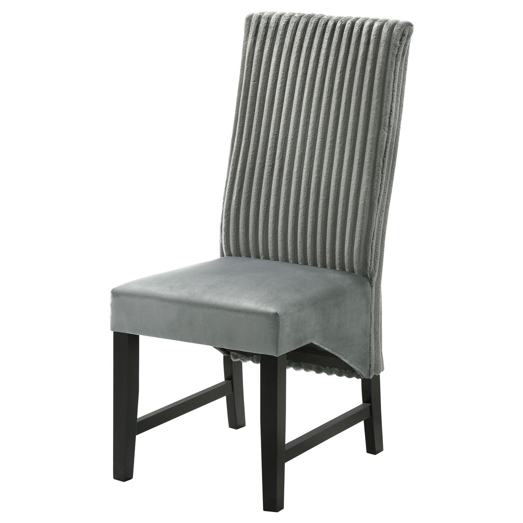 Barrand Upholstered Dining Side Chair Gray (Set of 2)