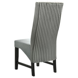 Barrand Upholstered Dining Side Chair Gray (Set of 2)