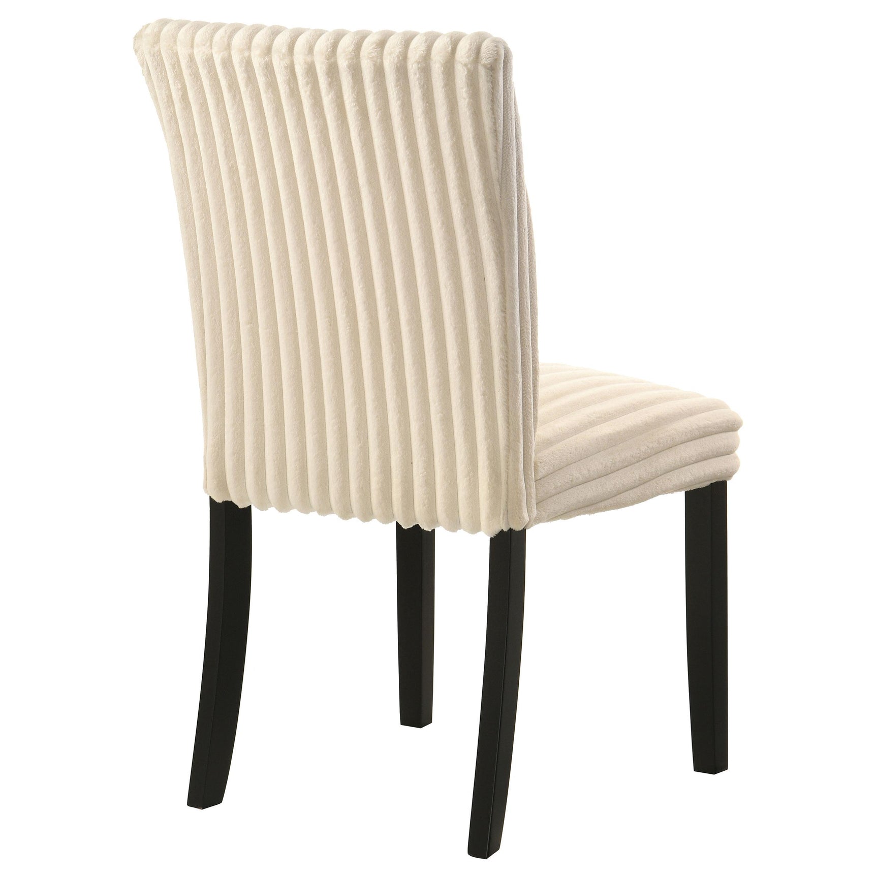 Dermott Upholstered Parson Dining Side Chair Cream (Set of 2)