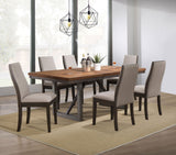 Spring Taupe Rectangular Dining Room Set