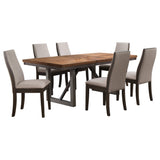 Spring Taupe Rectangular Dining Room Set