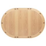 Lavon Oval 60-inch Wood Extension Leaf Dining Table Light Oak