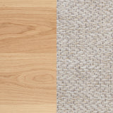 Lavon Wood Dining Side Chair Linen and Light Oak (Set of 2)