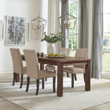 Coleman Rustic Golden Brown Rectangular Dining Set