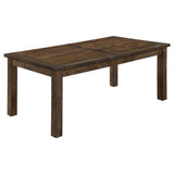 Coleman Rustic Golden Brown Rectangular Dining Set
