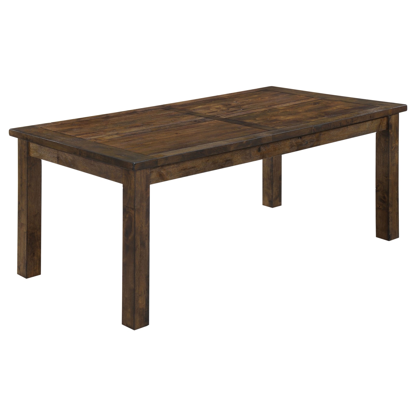 Coleman Rustic Golden Brown Rectangular Dining Set