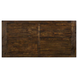 Coleman Rustic Golden Brown Rectangular Dining Set