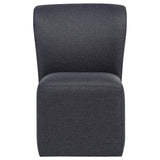 Jaelynn Upholstered Parsons Dining Side Chair Charcoal (Set of 2)