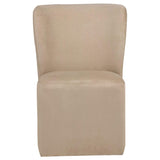Jaelynn Upholstered Parsons Dining Side Chair Tan (Set of 2)