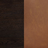Tegan Faux Leather Upholstered Dining Side Chair Cognac (Set of 2)