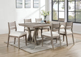 Cornelia Coastal Grey Rectangular Dining Room Set