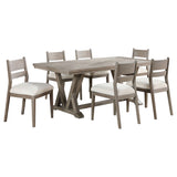Cornelia Coastal Grey Rectangular Dining Room Set