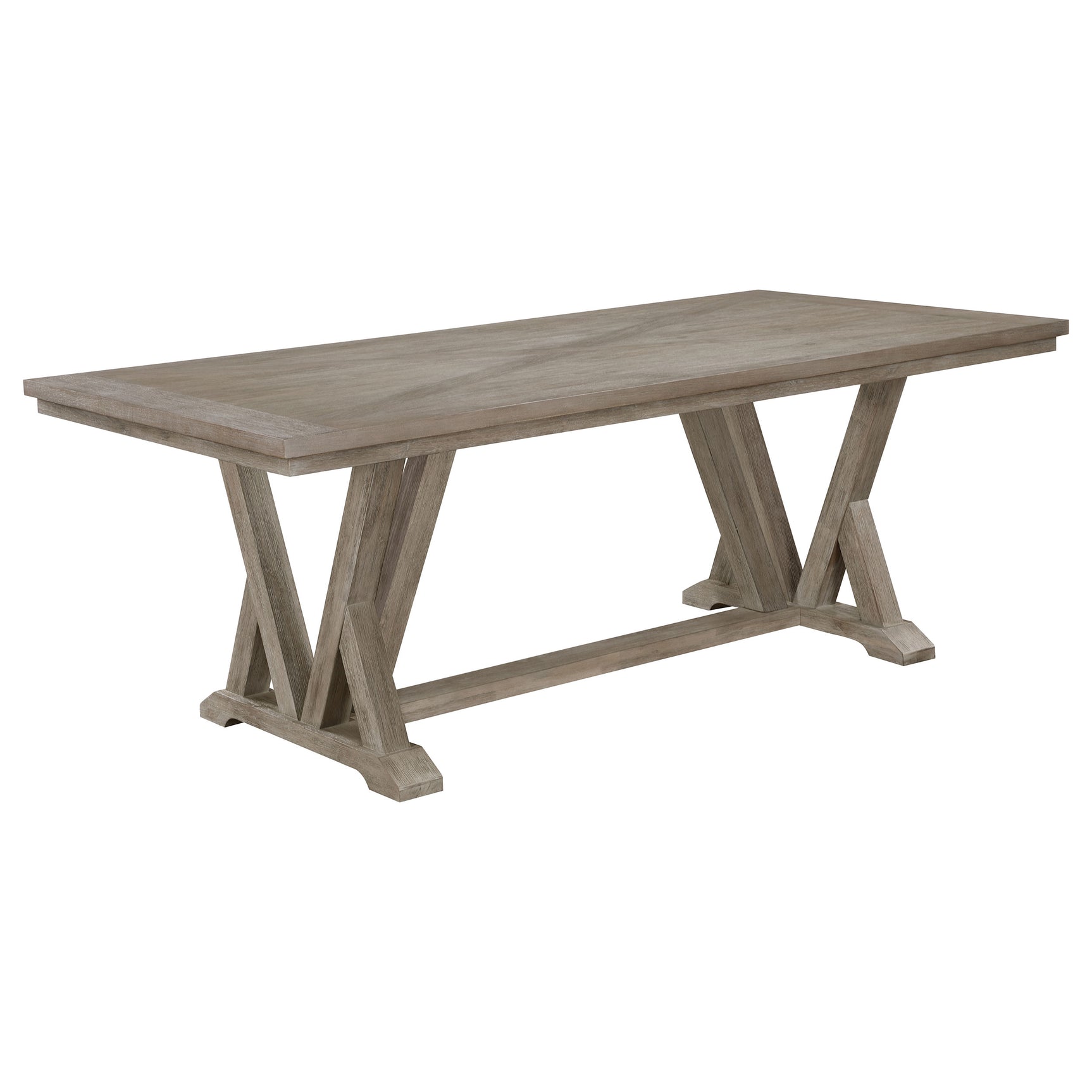 Cornelia Coastal Grey Rectangular Dining Room Set