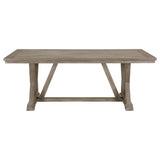 Cornelia Coastal Grey Rectangular Dining Room Set
