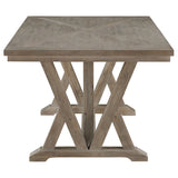Cornelia Coastal Grey Rectangular Dining Room Set
