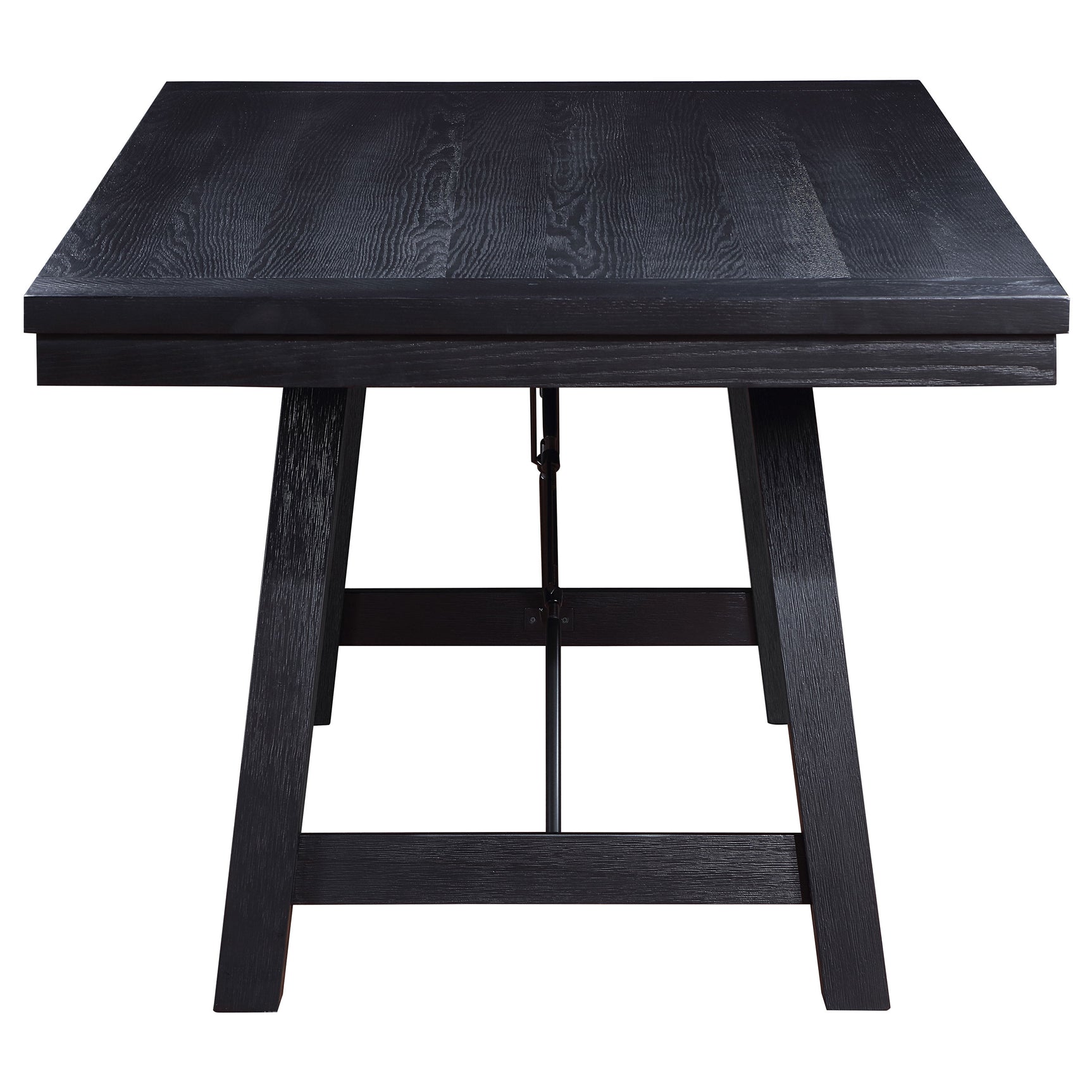 Newport Black Rectangular Trestle Dining Room Set