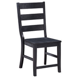 Newport Black Rectangular Trestle Dining Room Set