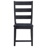 Newport Black Rectangular Trestle Dining Room Set