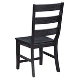 Newport Black Rectangular Trestle Dining Room Set