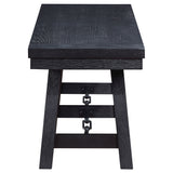 Newport Black Rectangular Trestle Dining Room Set