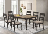 Bridget Brown Rectangular Dining Room Set