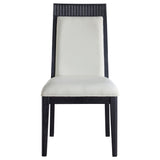 Brookmead Dining Side Chair Ivory and Black (Set of 2)