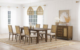 Matisse Light Brown Rectangular Dining Room Set