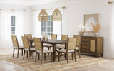 Matisse Light Brown Rectangular Dining Room Set