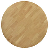 Elowen Light Walnut Round Solid Wood Dining Set