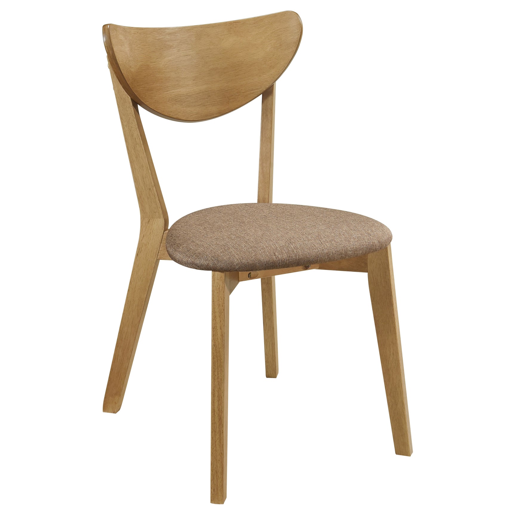 Elowen Light Walnut Round Solid Wood Dining Set