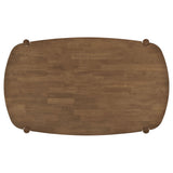 Dortch Walnut Oval Solid Wood Dining Room Set