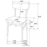 Dortch Walnut Oval Solid Wood Dining Room Set