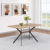 Edgecreek 53 inch Composite Wood Dining Table Light Brown