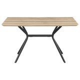 Edgecreek 53 inch Composite Wood Dining Table Light Brown