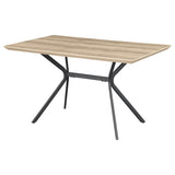 Edgecreek 53 inch Composite Wood Dining Table Light Brown
