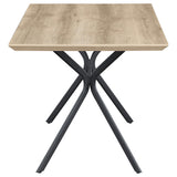 Edgecreek 53 inch Composite Wood Dining Table Light Brown
